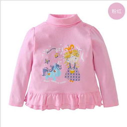 秋日暖萌小公主 女寶寶高領T恤與棉衣的時尚呵護